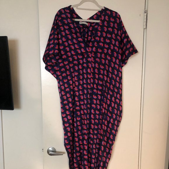zara caftan dress
